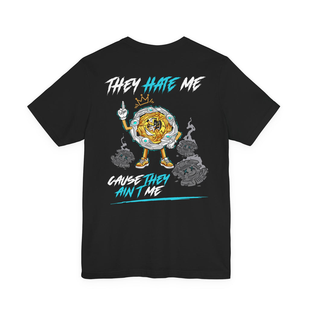 Wizard Rod — “They Hate Me” Premium Tee