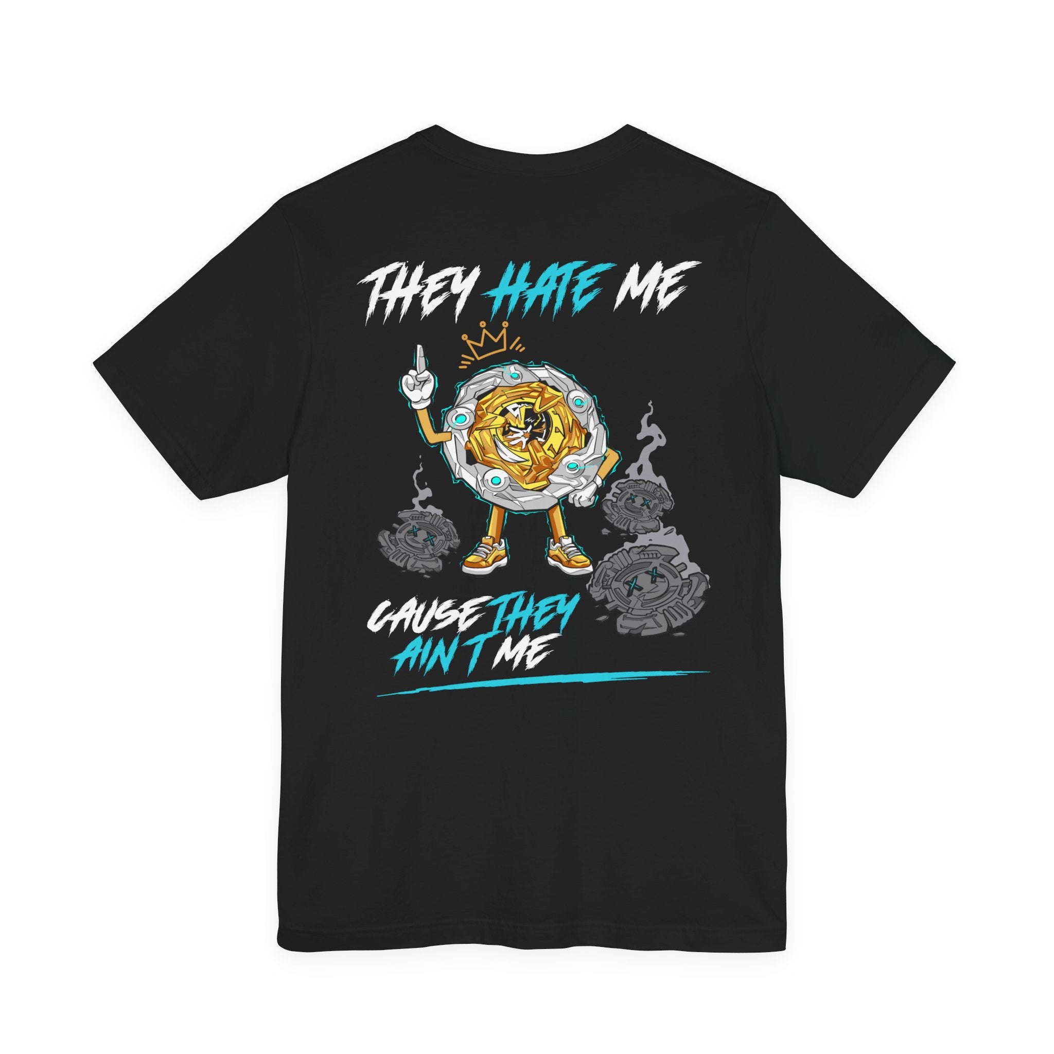 Wizard Rod — “They Hate Me” Premium Tee