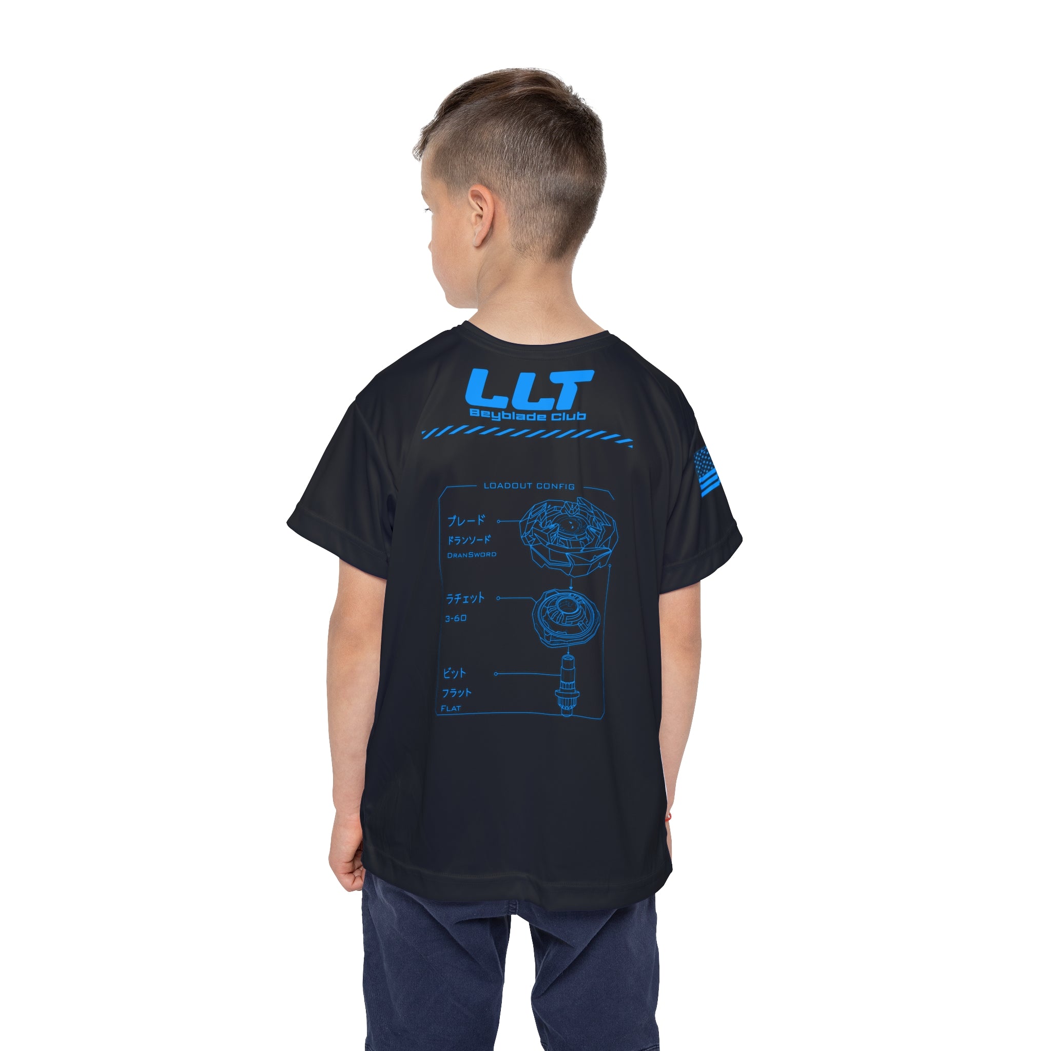LLT Beyblade Club Youth Jersey (Black)