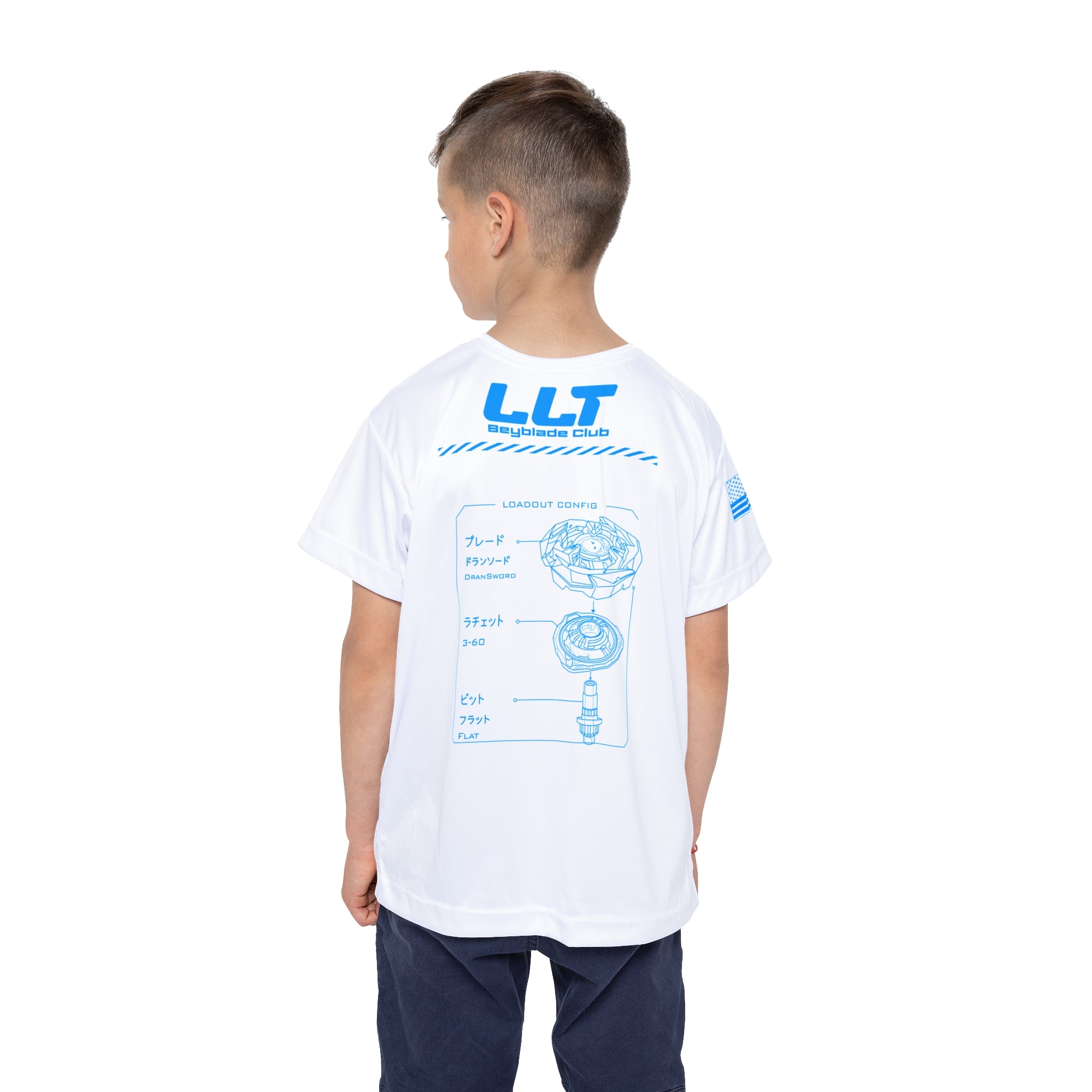 LLT Beyblade Club Youth Jersey (White)